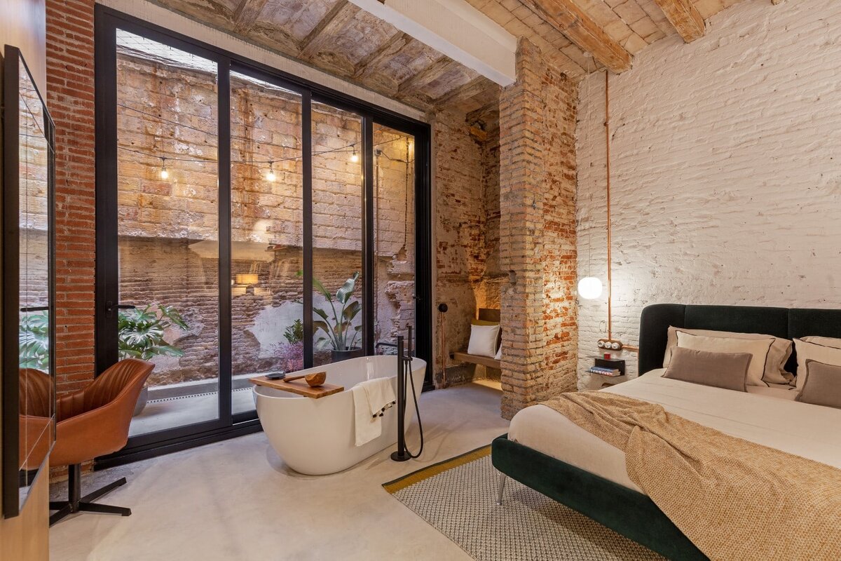 Индустриальная эстетика в стиле лофт в дизайне квартиры