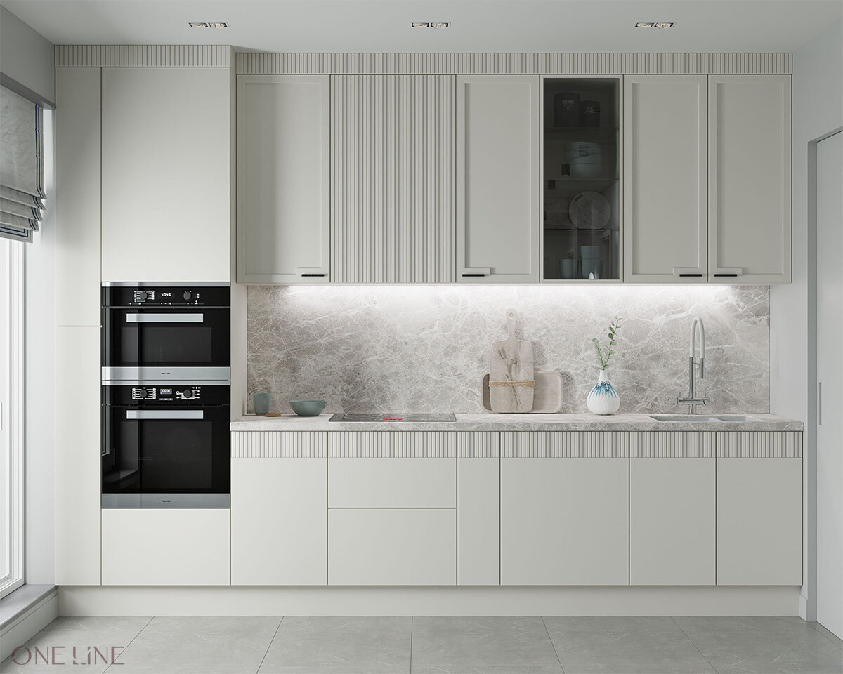 Кухня в проекте студии ONE LINE