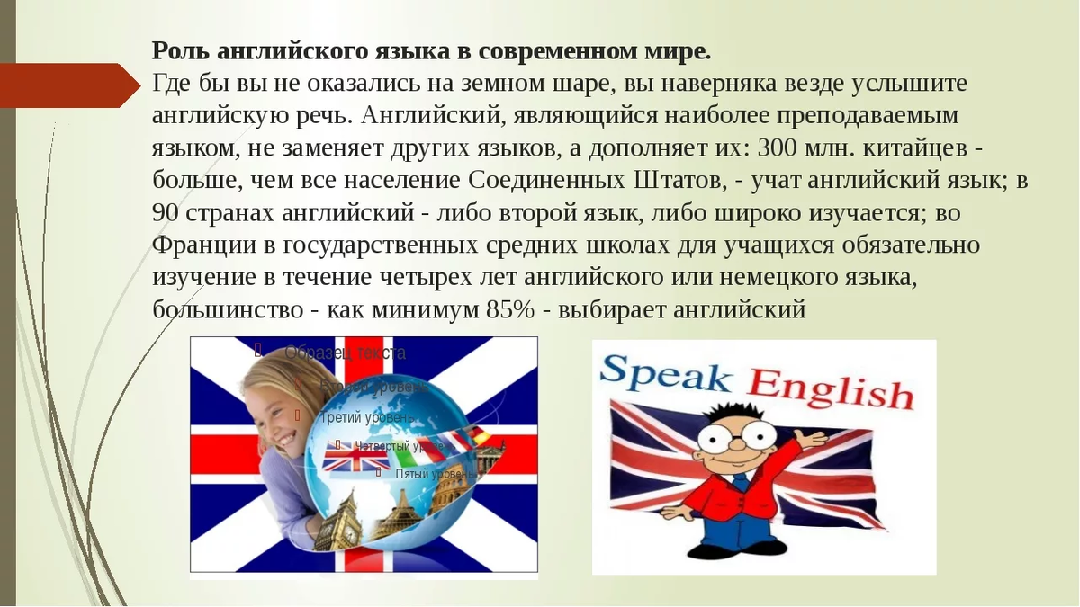 Роль российского языка в мире учи русский проект по английскому