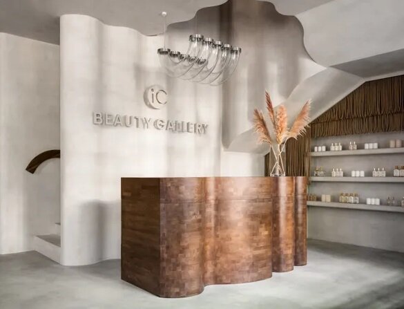 Разбор интерьера салона красоты iO Beauty Gallery на территории  Knightsbridge Private 