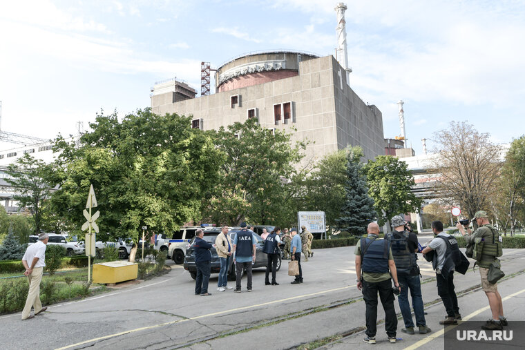    В ходе обстрела Энергодара город остался без электричества