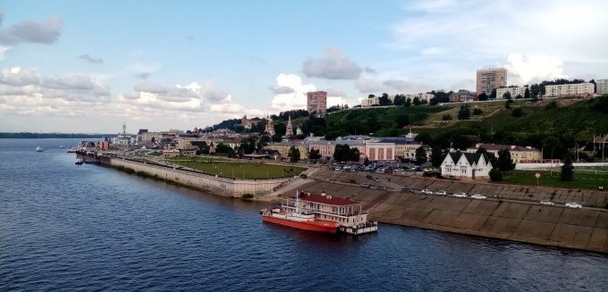 Вид с Канавинского моста