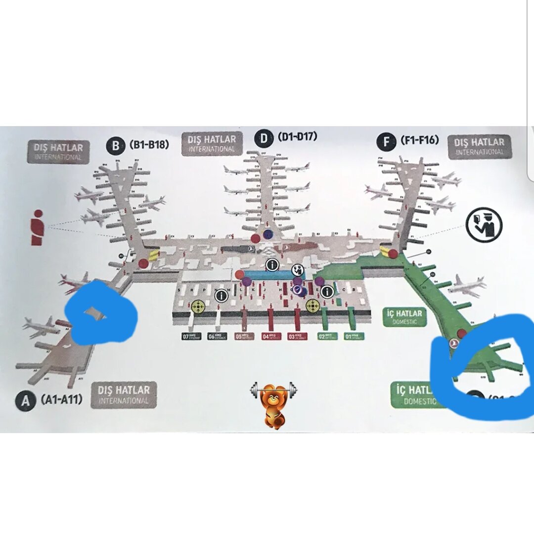 Карта работающих аэропортов