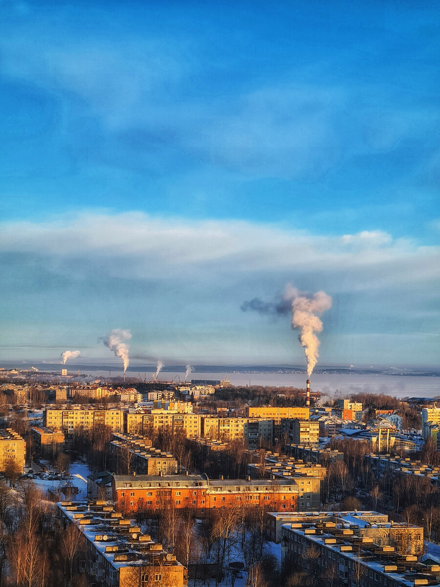 Урбанистический Пейзаж. Петрозаводск на Онего.