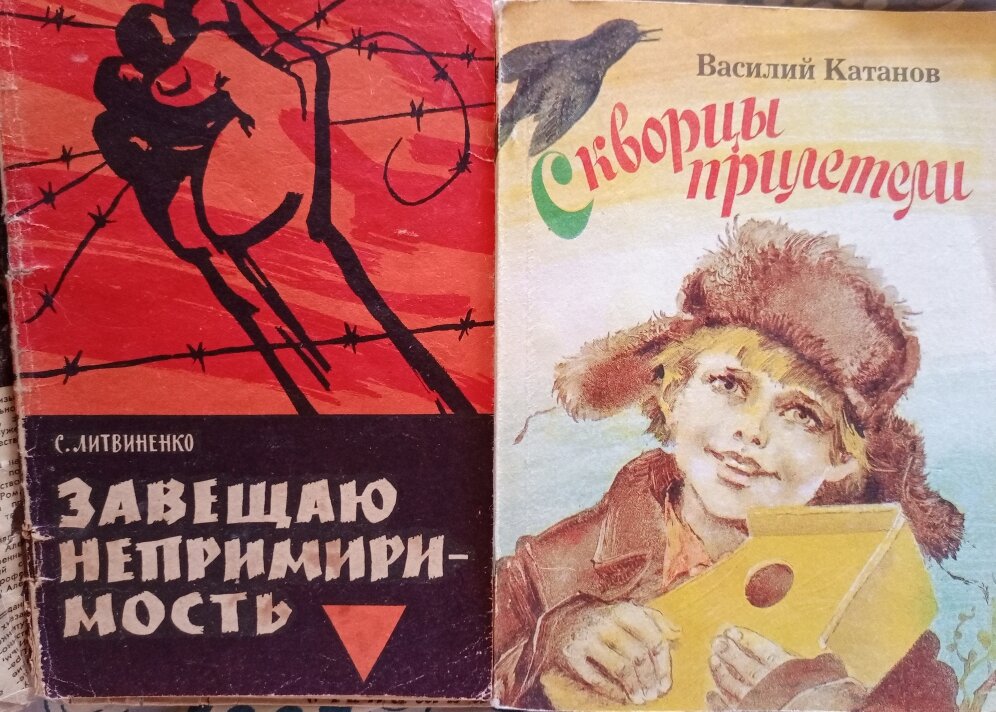 Что общего у этих двух книг?  Ни за что не угадаете!  Книга С. Литвиненко "Завещаю непримиримость" хранится в семейной библиотеке нашей землячки, уроженки д. Кнубрь Александры Федотовны Трошиной.