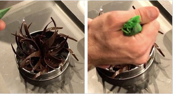 Шоколадные цветы для декора торта простой рецепт пошаговый