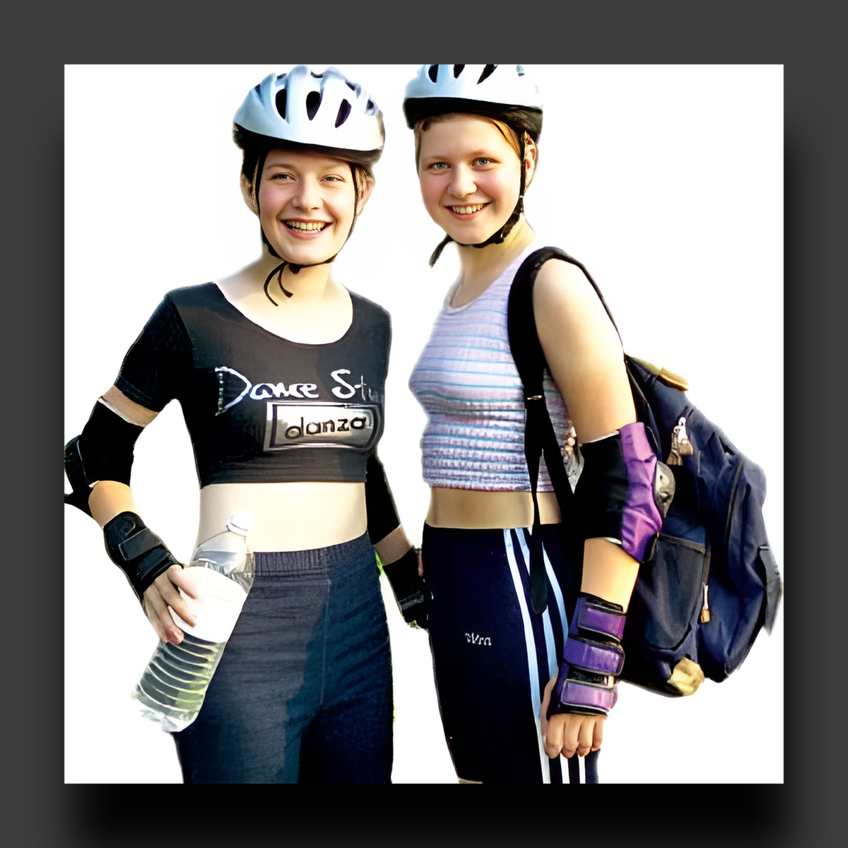 Сестры Князевы в 2010 или 2011 году.