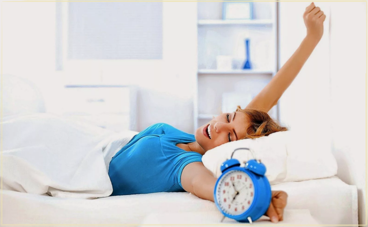 встать утром