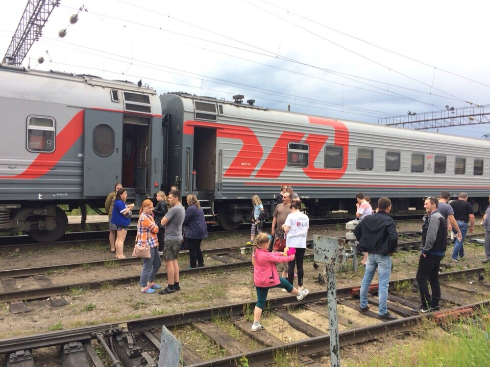 Наш поезд Мурманск-Москва