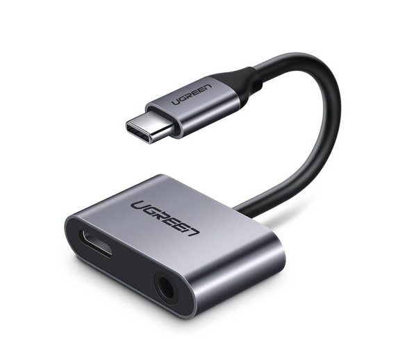 Type-C на 3,5mm+USB-C 1.5A Box