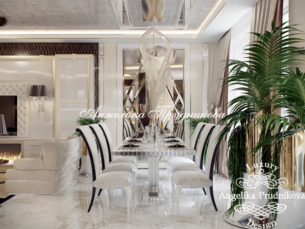 На фото: Дизайнерская мебель в стилистике модерн