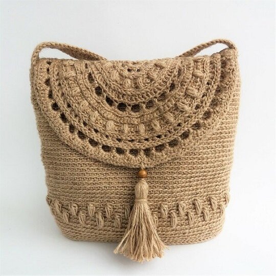 Сумочка из джута.  Источник -- Яндекс.Картинки