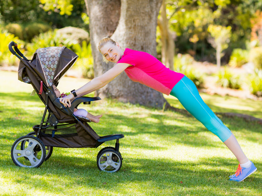 Тренировки с коляской 