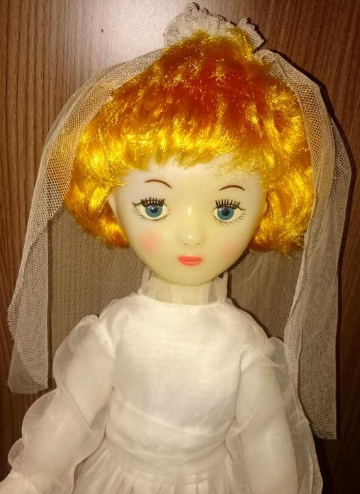 Кукла СССР Страуме Невеста. Прибалтика.