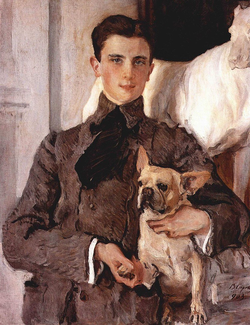 Портрет Феликса Юсупова. Художник:  В. Серов. 1903 г.