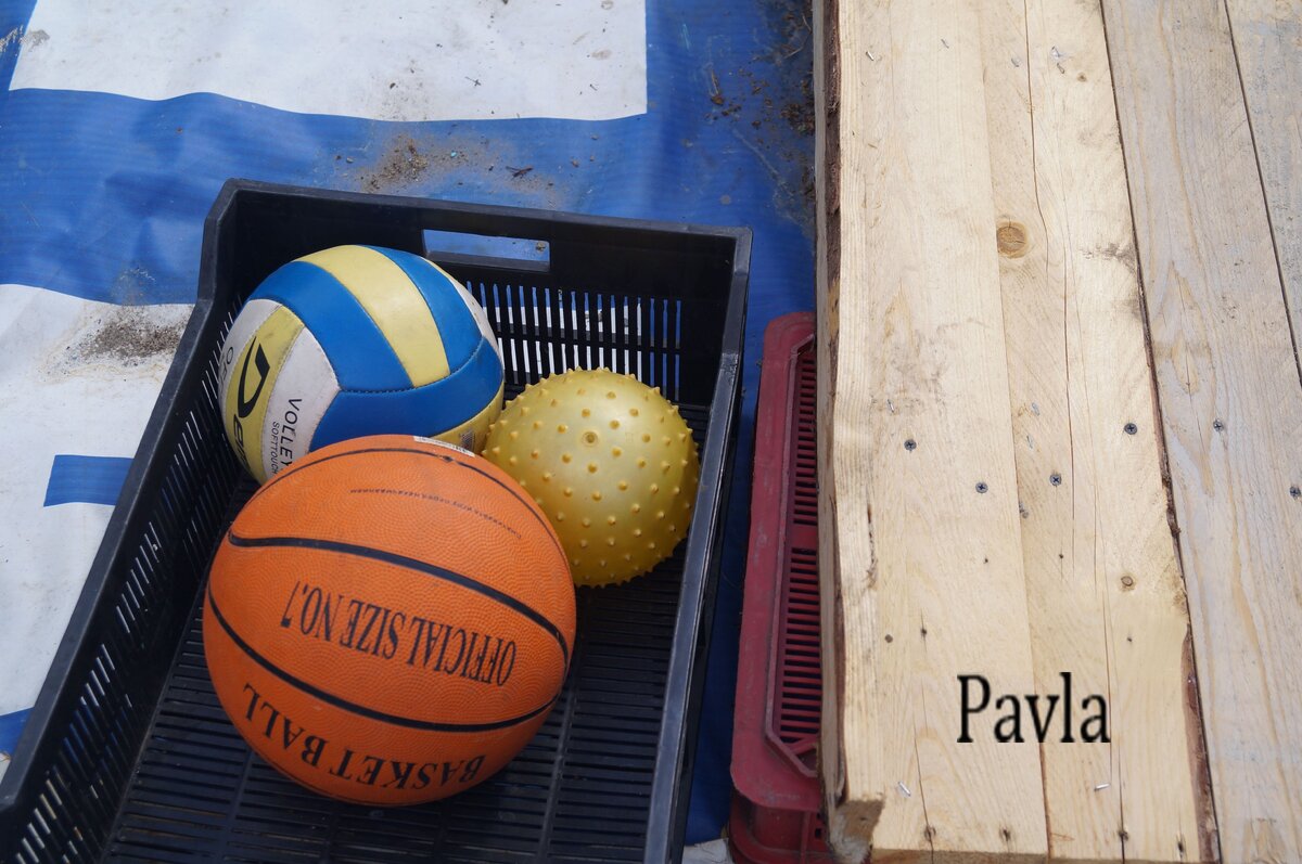 Пригодятся все мячи. что нашлись в доме