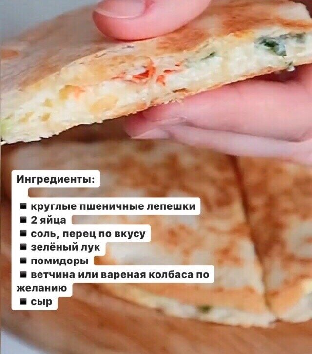 Список ингредиентов 