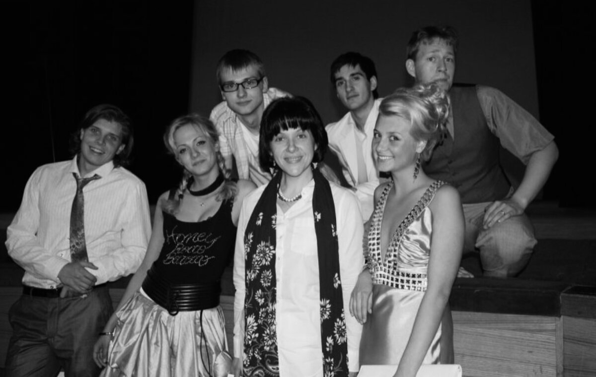 Мы на выпускном из театрального вуза