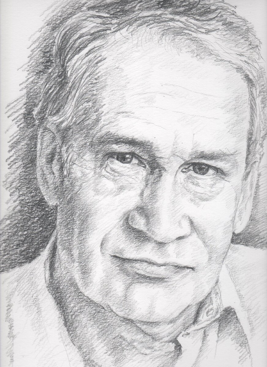 Маркус Вольф. Карандаш, бумага А3.