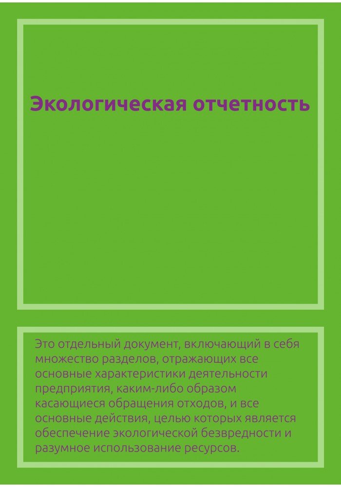 Экологическая отчетность 2 ТП, НВОС, МСП.