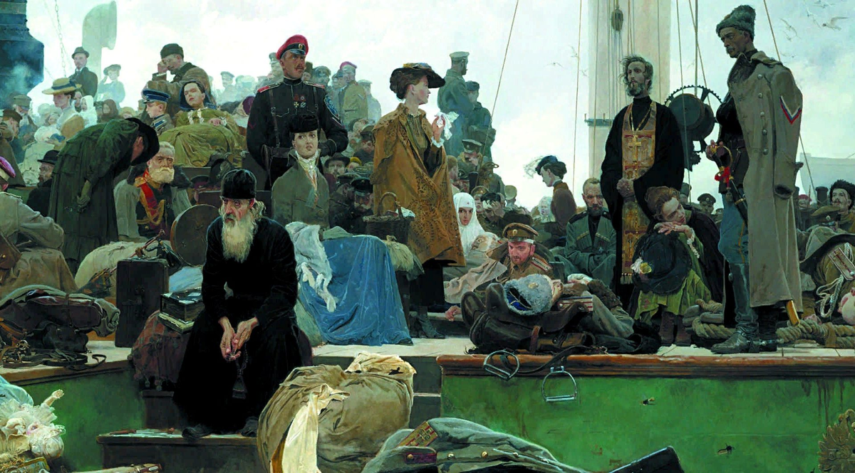 Д.Белюкин. Исход из Крыма.