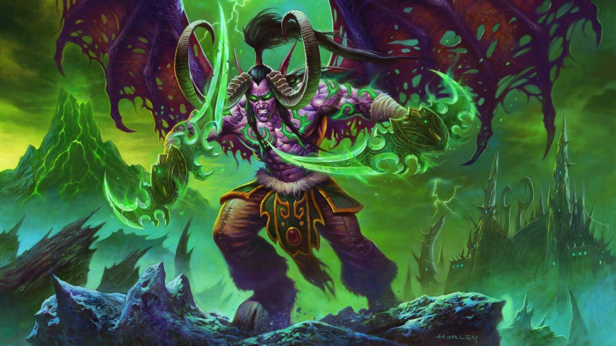 Иллидан Ярость Бури - первый из Охотников на демонов во вселенной WarCraft