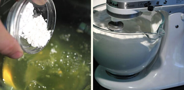 как взбить белки с винным камнем