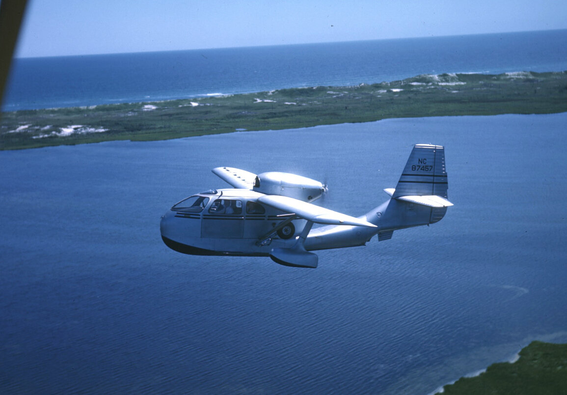 Republic RC-3 Seabee в полёте. Фото: Smithsonian National Air and Space Museum