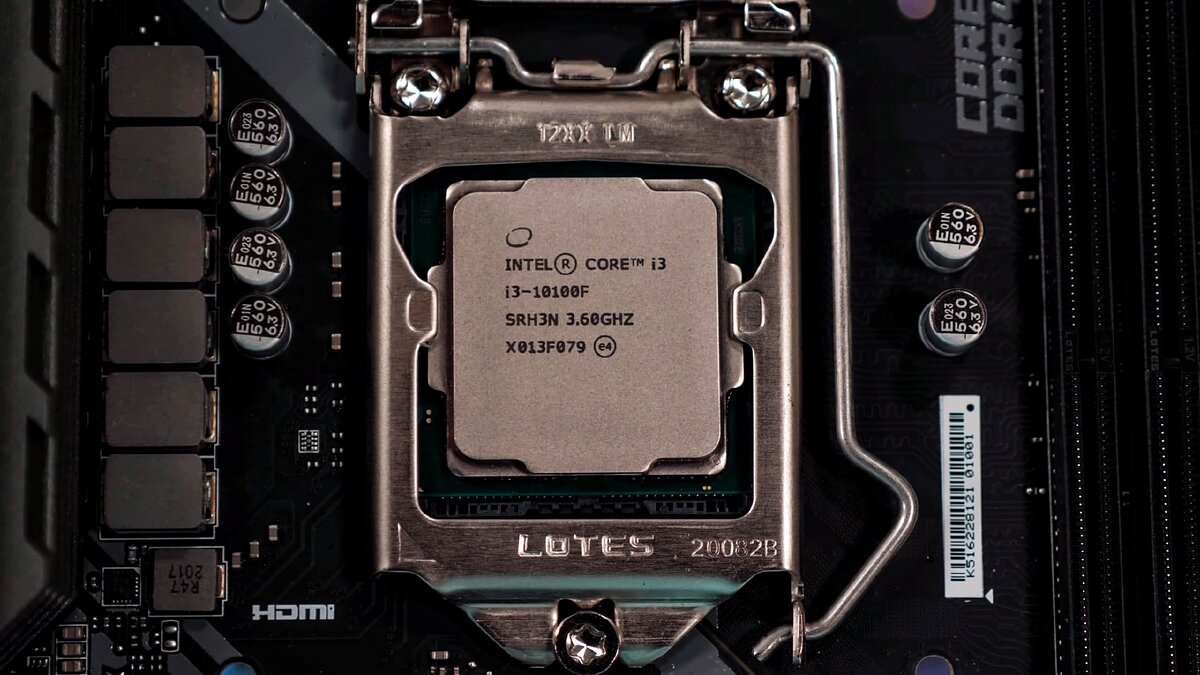 Процессор Intel Core i3-10100F
