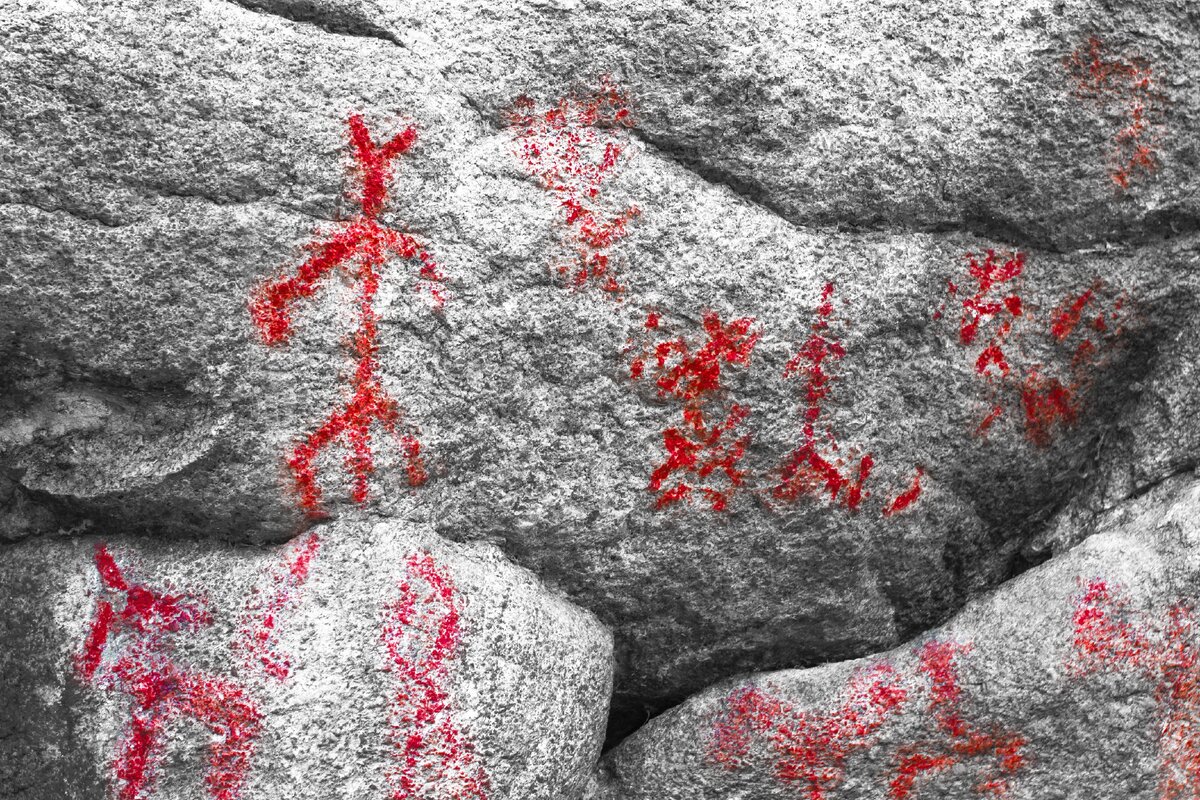 Ни одна другая писаница не может похвастать таким большим количеством человеческих фигурок