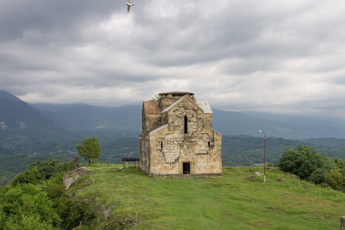 Село АГУ Бедия в Абхазии