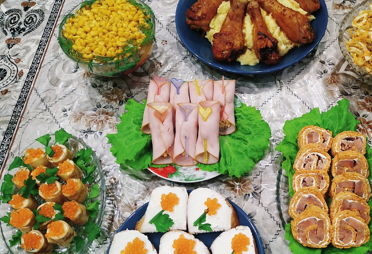 Меню на годовщину