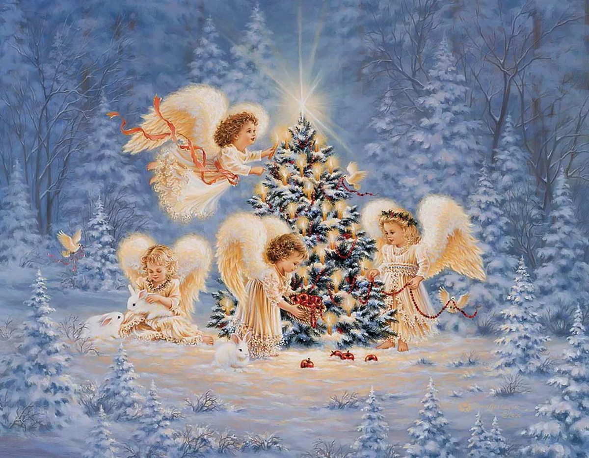 Как сделать Рождественского Ангела своими руками с детьми