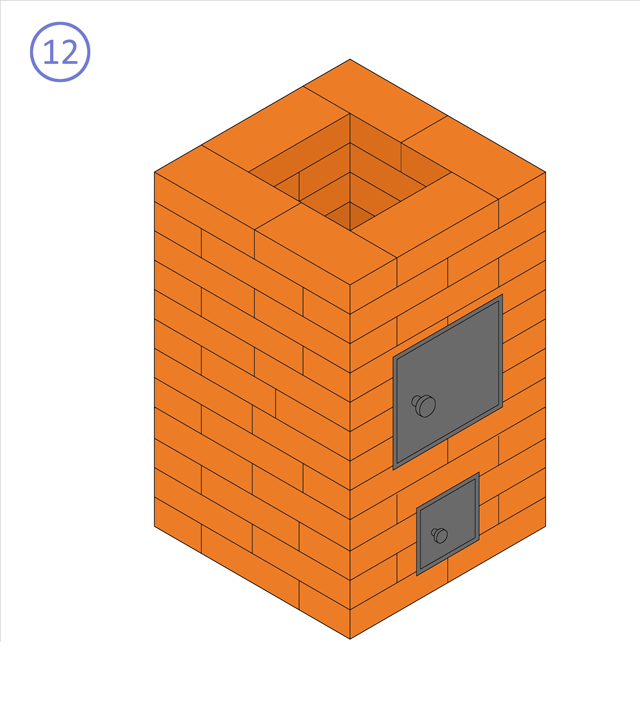 Печь для дома из кирпича своими руками: правила кладки и аннотация | Дом Кирпича | Дзен
