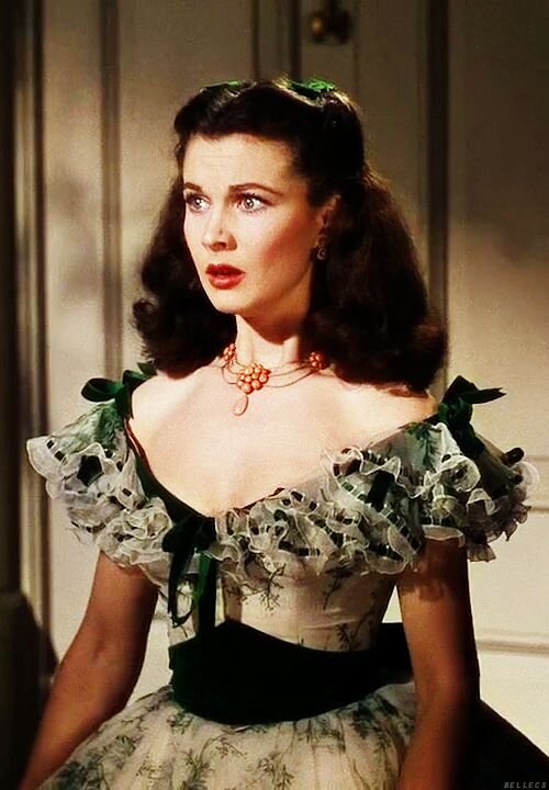 Вивьен Ли в роли Скарлетт О'Хара. Кадр из фильма "Унесённые ветром"