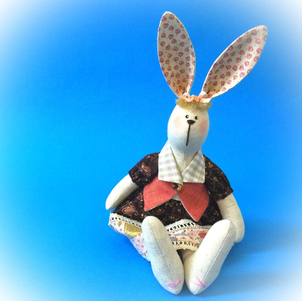 Текстильный кролик выкройка - 55 фото