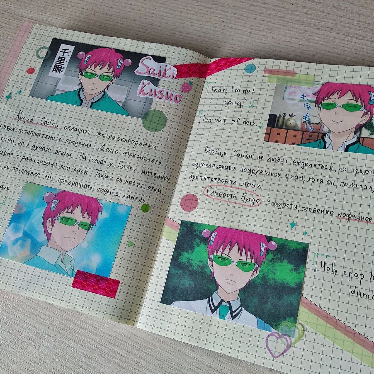 Сайки Кусуо из аниме "Несладкая жизнь псионика Сайки Кусуо"