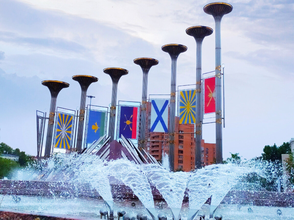 Фонтанный комплекс "Музыка славы".