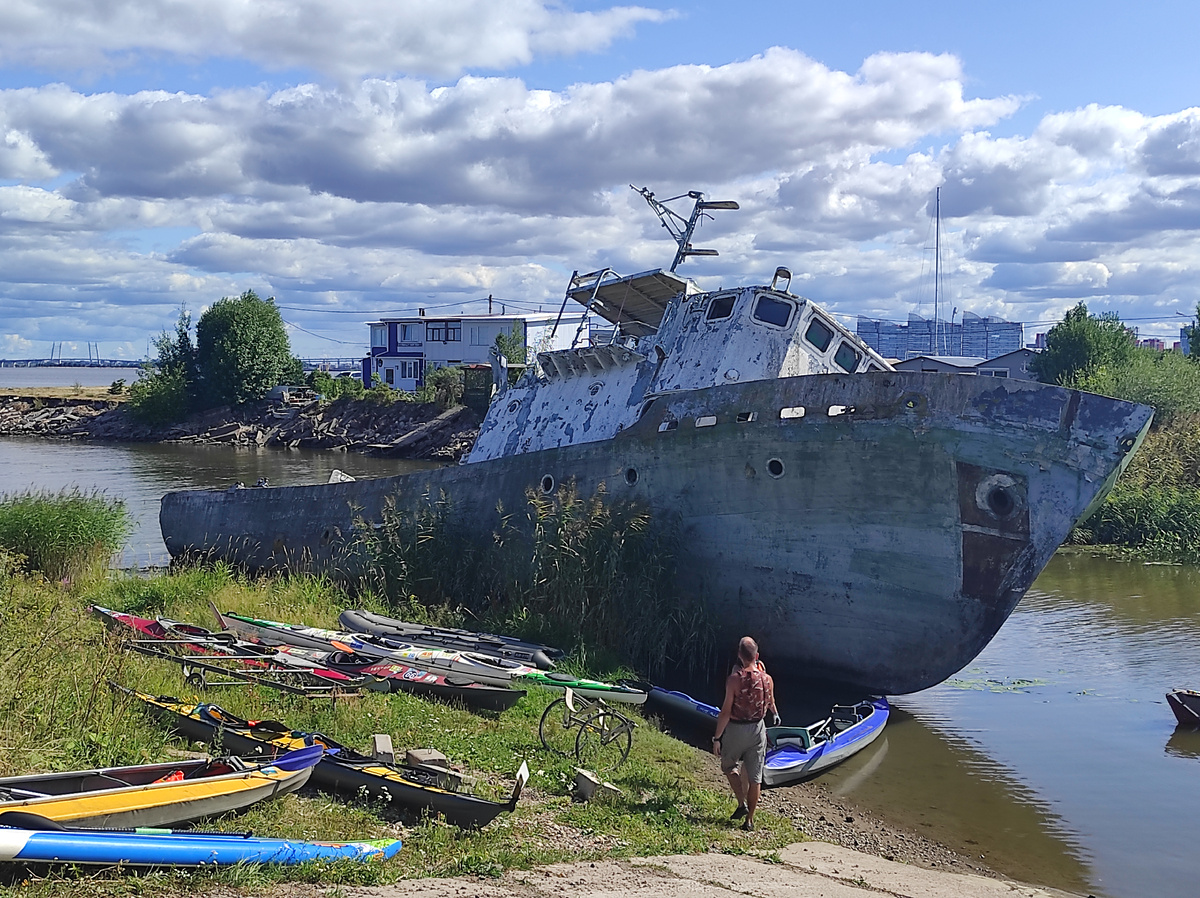 На старте гонки ВМФ.