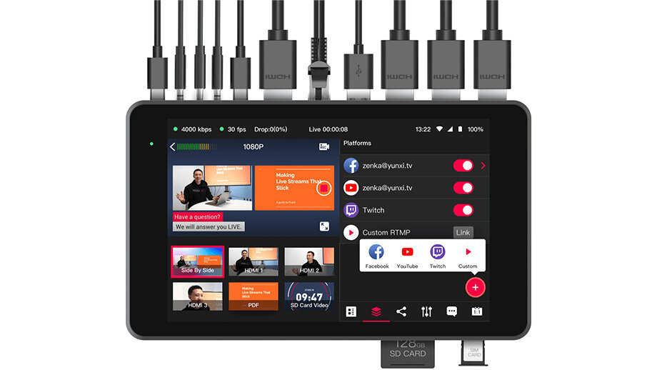 YoloLiv Yolobox Pro – монитор, рекордер и микшер