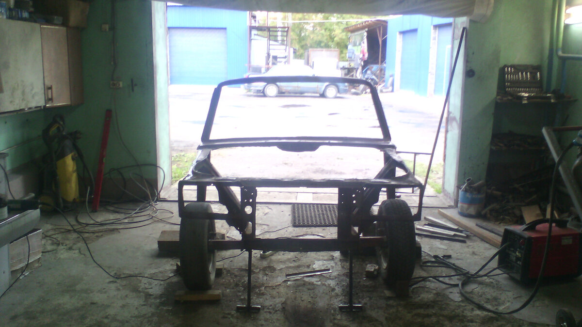  Вот такой скелет получился у будущей поделки.