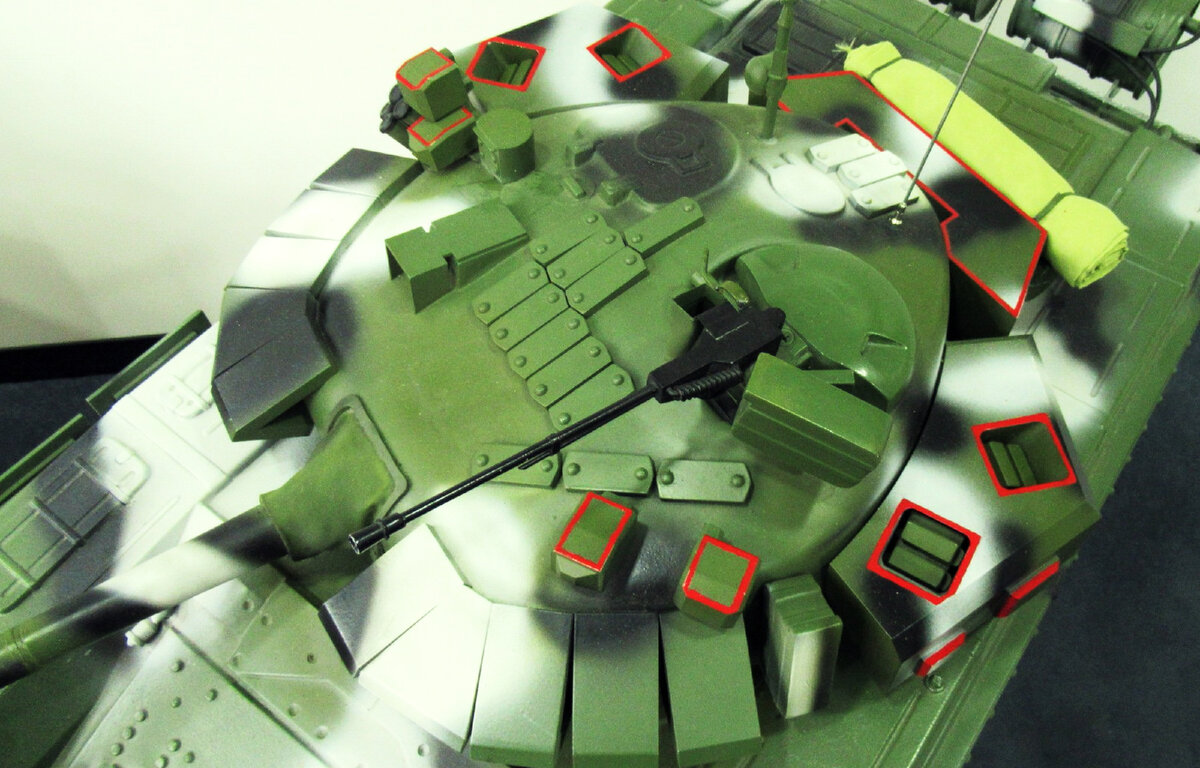 Макет с КАЗ