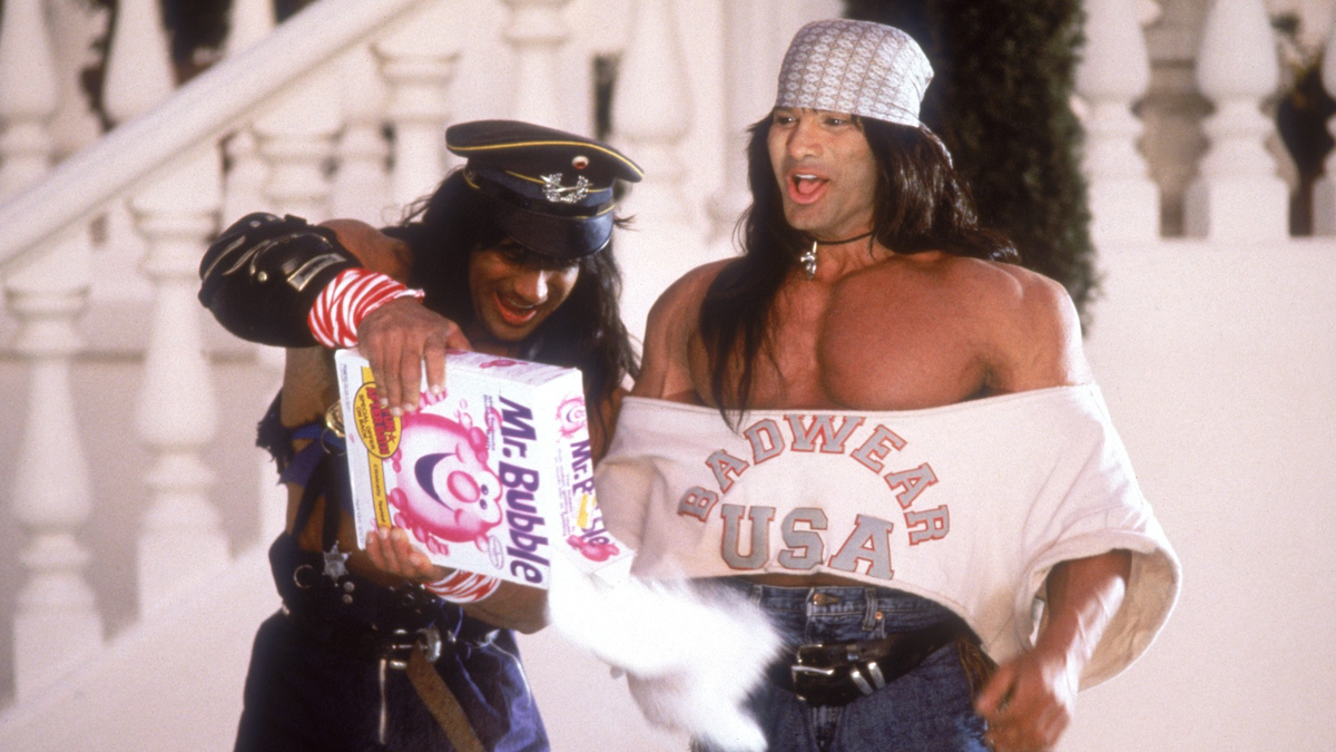 Владельцу транспортной компании угрожают, намекая на двух племянников — близнецов, оставшихся без родителей и живущих у него. И тогда он нанимает двух бесшабашных братьев-качков в качестве телохранителей. Малолетние племяннички дают прикурить нянькам, изобретая все новые и новые каверзы. Но Питера и Дэвида голыми руками не возьмешь: в конце концов, они находят общий язык с маленькими разбойниками. Два великовозрастных шалопая находят свое зеркальное отражение в двух юных проказниках.