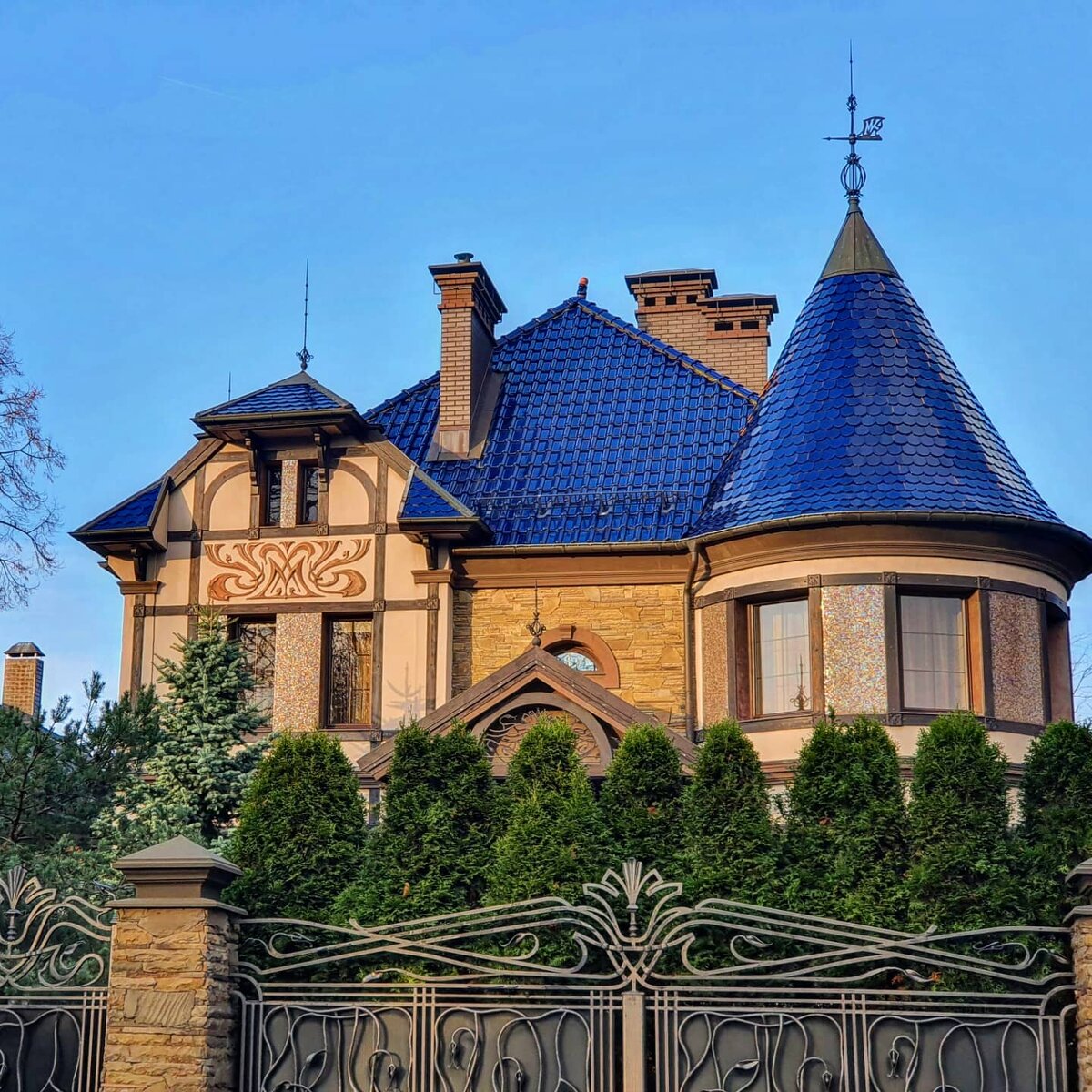 Район Амалиенау в Калининграде. Ноябрь 2021 г.