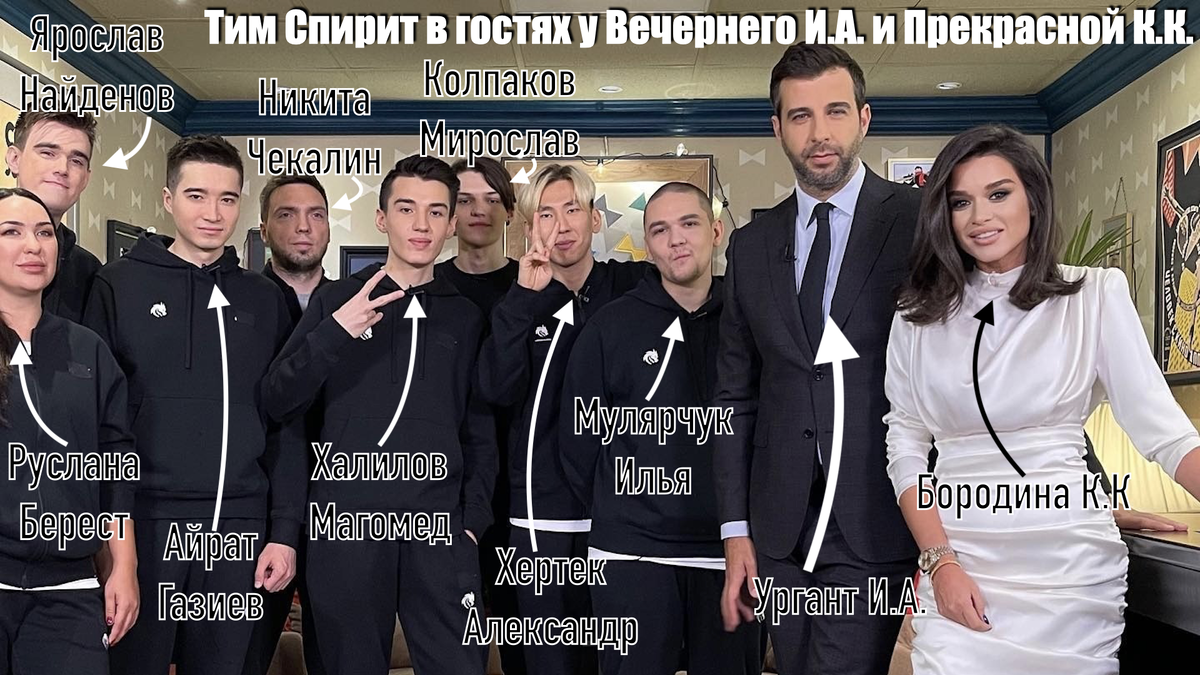 Тим Спирит в гостях у Вечернего И.А. и Прекрасной К.К.