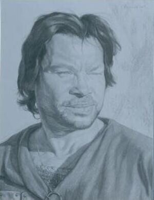 Семен Мелик. Графический лист, В. В. Моторин, 2006 г, из собрания музея-заповедника "Куликово поле"