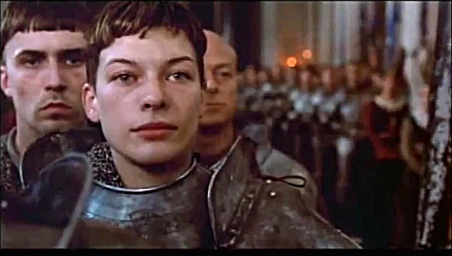 Кадр из фильма "Жанна Д' Арк", 1999 г.