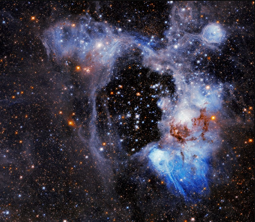 Пузырь в эмиссионной туманности N44