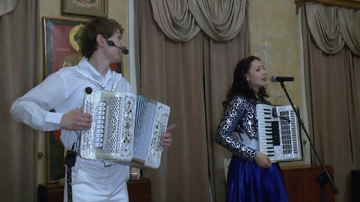 Наталья Николаева и Павел Уханов \"Эх Россия\" (Е. Дербенко) | Гармошки ...