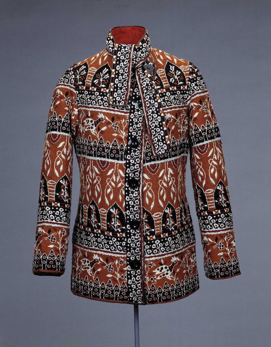 Жакет. Шерсть, шел. Норвегия, 1921-1925 гг. (Источник - nasjonalmuseet).